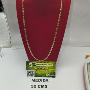 CADENA ORO,ORO COMBINADO 10 K 6,00 GRMS (SEMINUEVO)