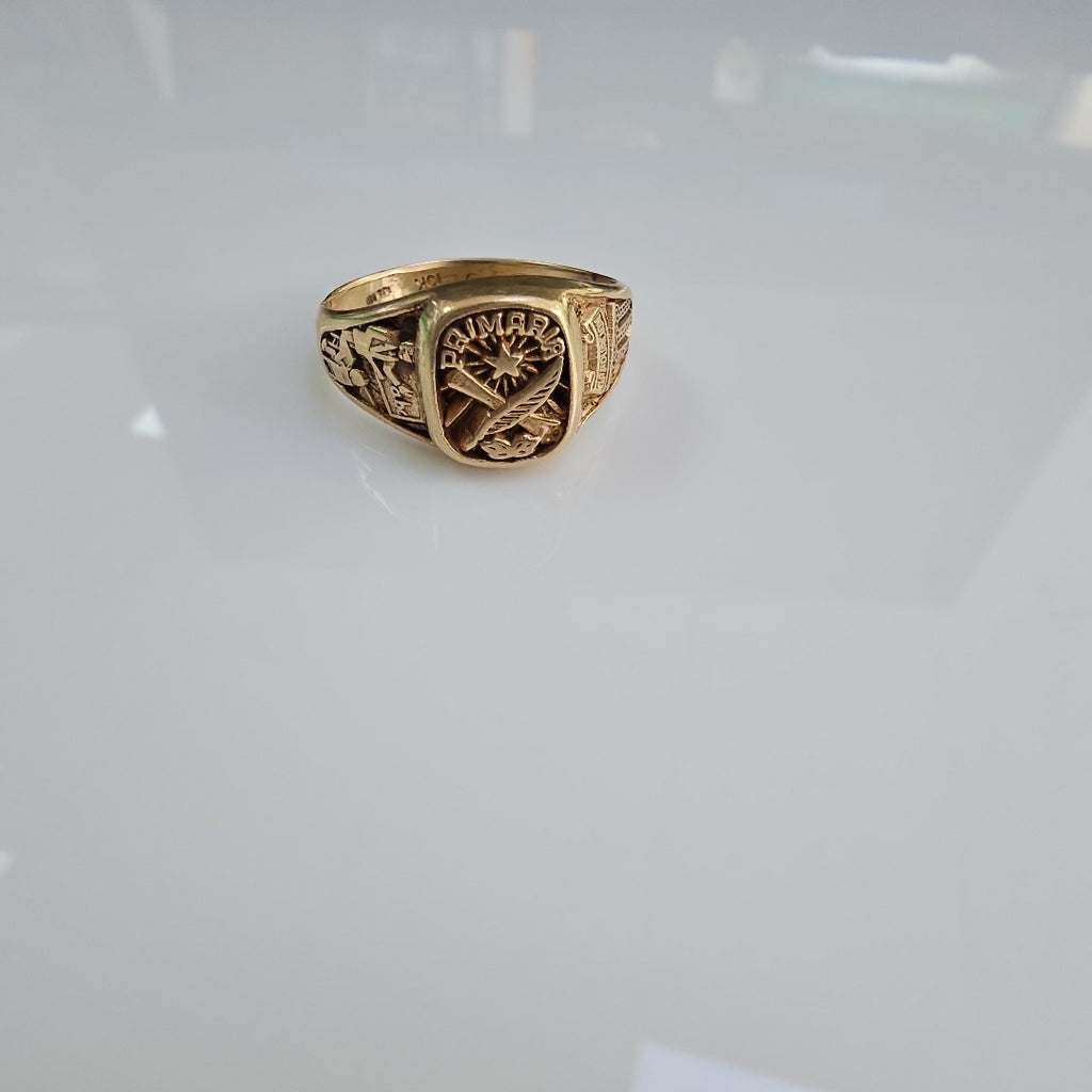 ANILLO DE GRADUACIÓN ORO 10 K 4,40 GRMS (SEMINUEVO)