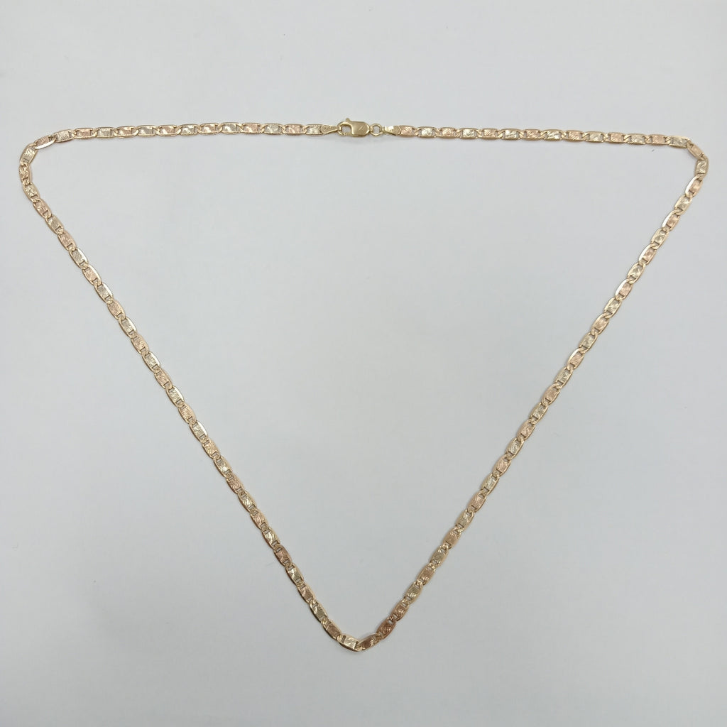 CADENA ORO,ORO COMBINADO 10 K 9,50 GRMS (SEMINUEVO)