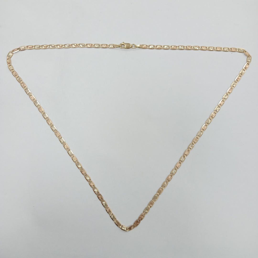 CADENA ORO,ORO COMBINADO 10 K 9,50 GRMS (SEMINUEVO)