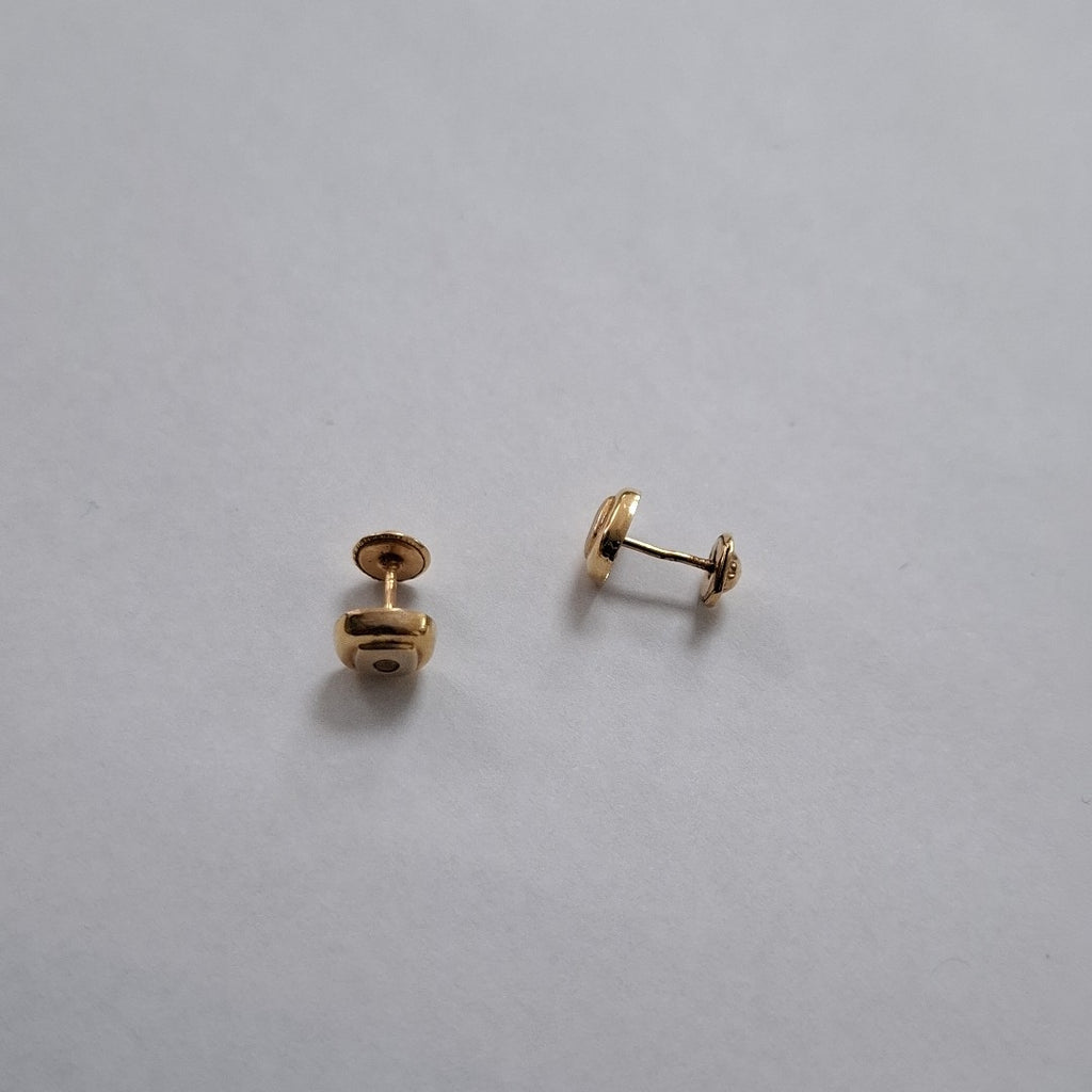 BROQUELES PAR ORO 14 K 0,60 GRMS (SEMINUEVO)