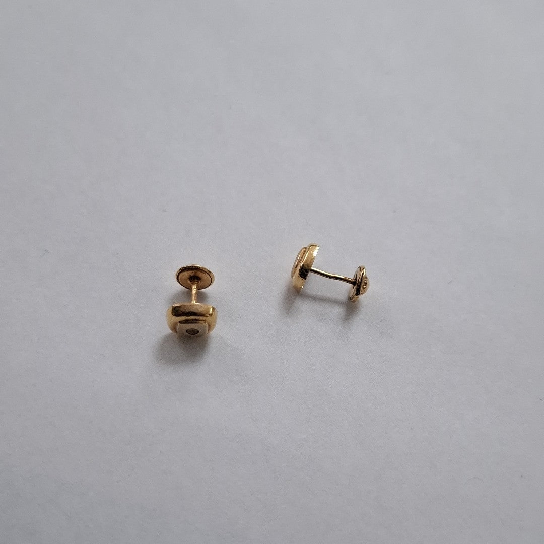 BROQUELES PAR ORO 14 K 0,60 GRMS (SEMINUEVO)