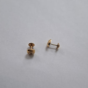 BROQUELES PAR ORO 14 K 0,60 GRMS (SEMINUEVO)