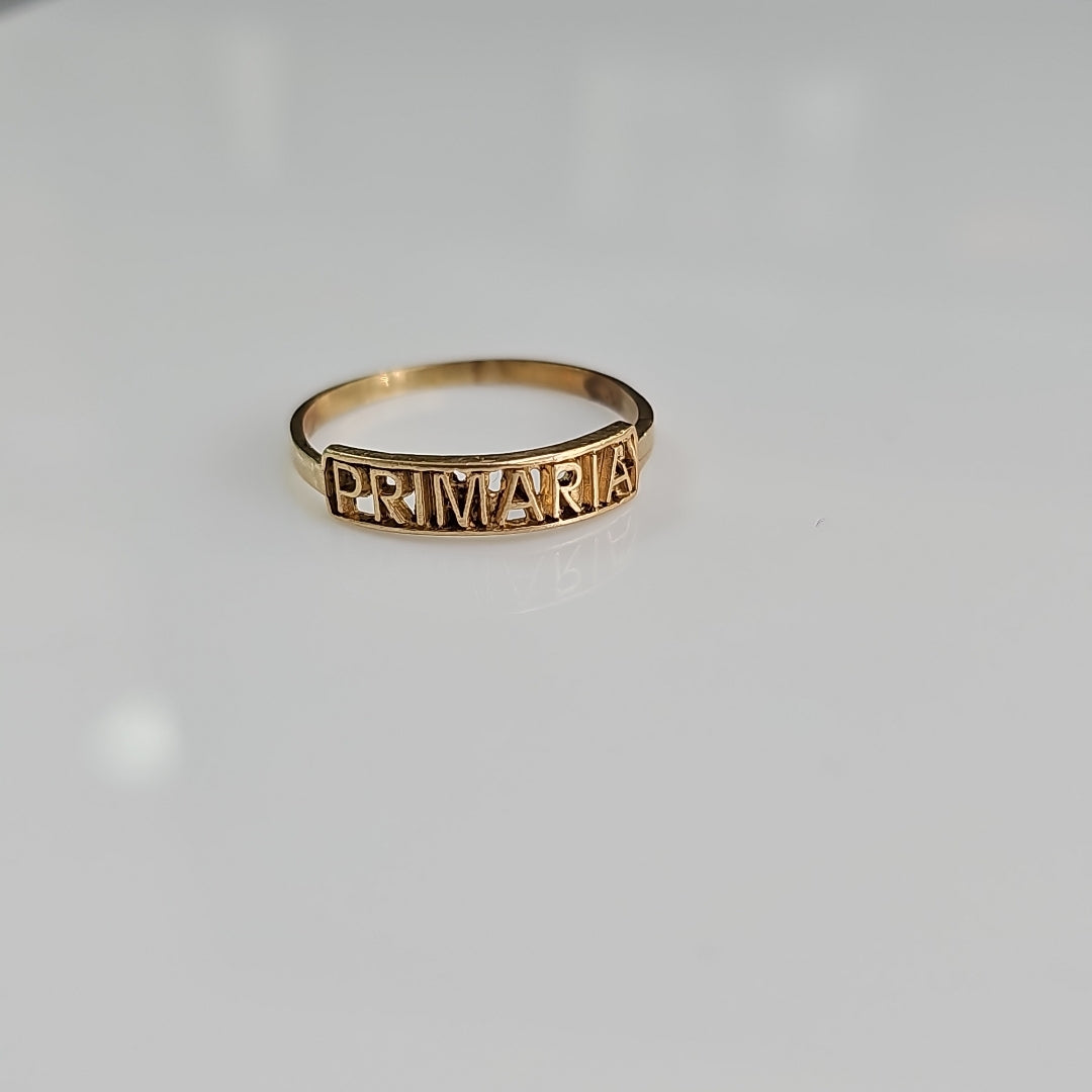 ANILLO DE GRADUACIÓN ORO 10 K 1,30 GRMS (SEMINUEVO)