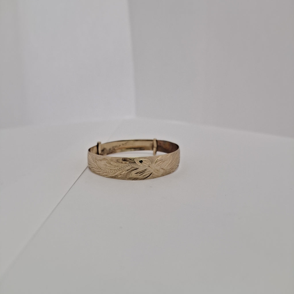 PULSERA RIGIDA ORO 10 K 3.5 GRMS (SEMINUEVO)