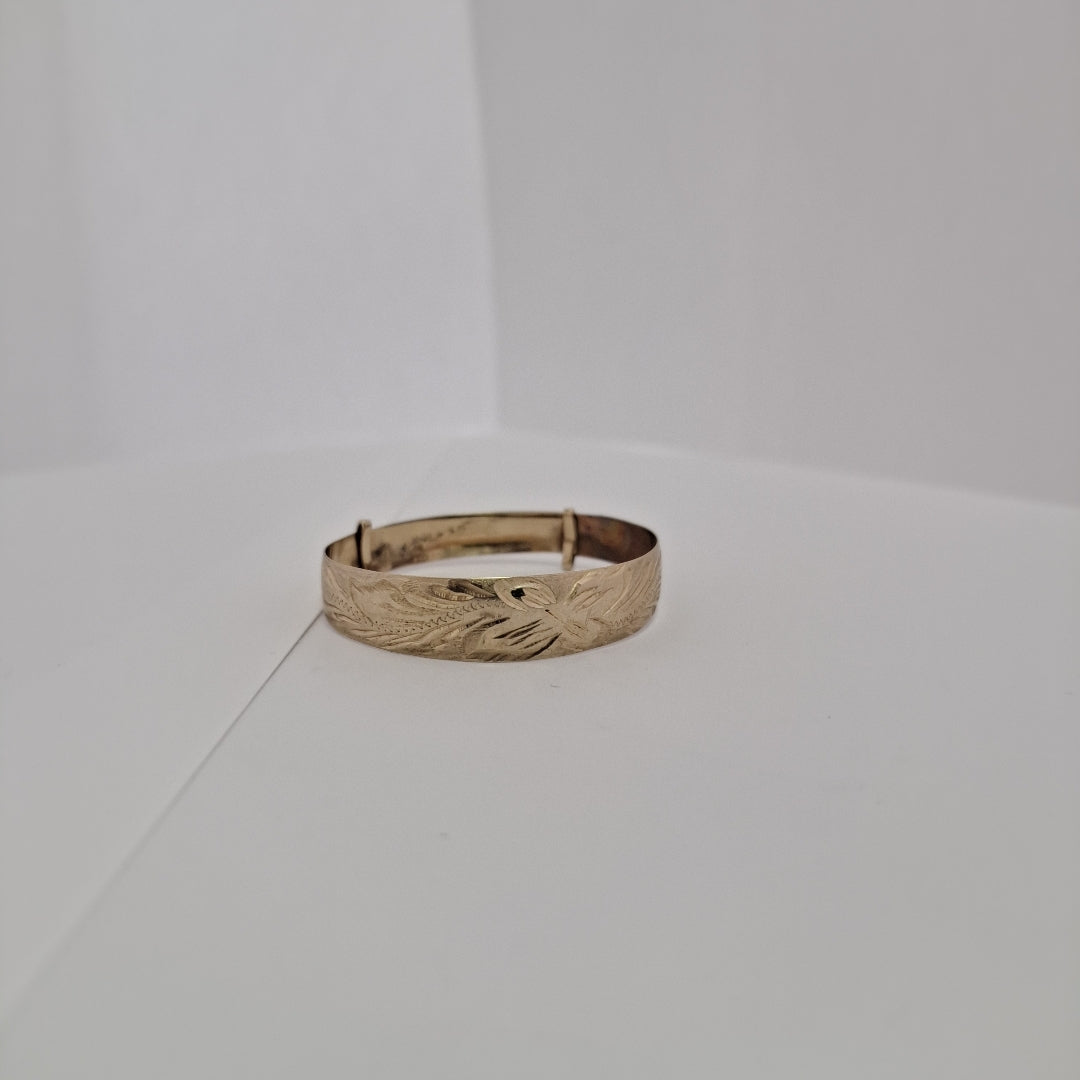 PULSERA RIGIDA ORO 10 K 3.5 GRMS (SEMINUEVO)