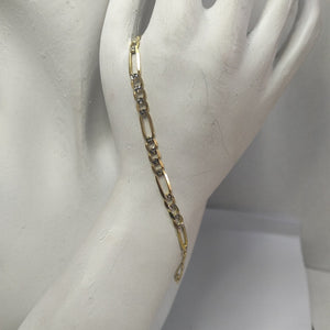 PULSERA 3X1 14K 21 CM 4.6 GR (NUEVO)