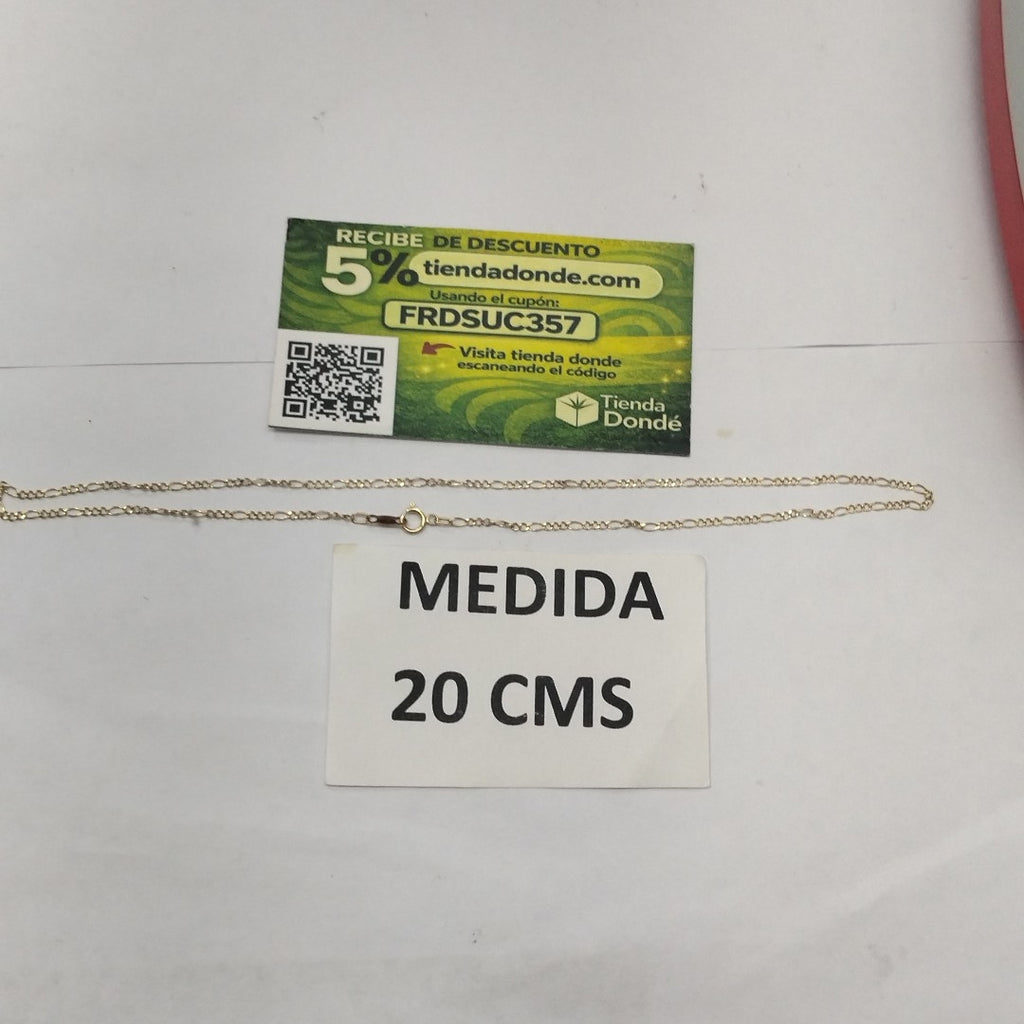 CADENA ORO 10 K 1.8 GRMS (SEMINUEVO)