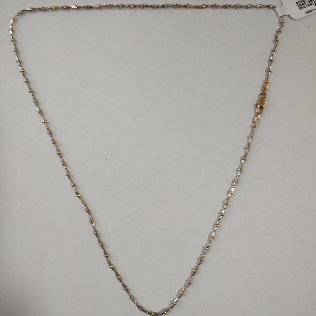 GARGANTILLA ORO COMBINADO 14 K 4.9 GRMS (SEMINUEVO)