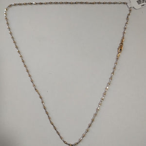 GARGANTILLA ORO COMBINADO 14 K 4.9 GRMS (SEMINUEVO)