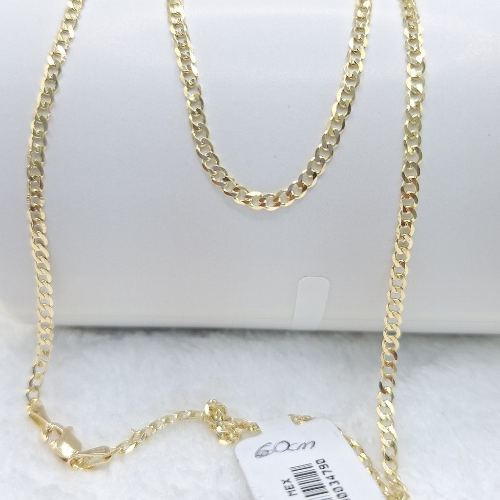 CADENA BARBADA 14K 60 CM 5.9 GR (NUEVO)