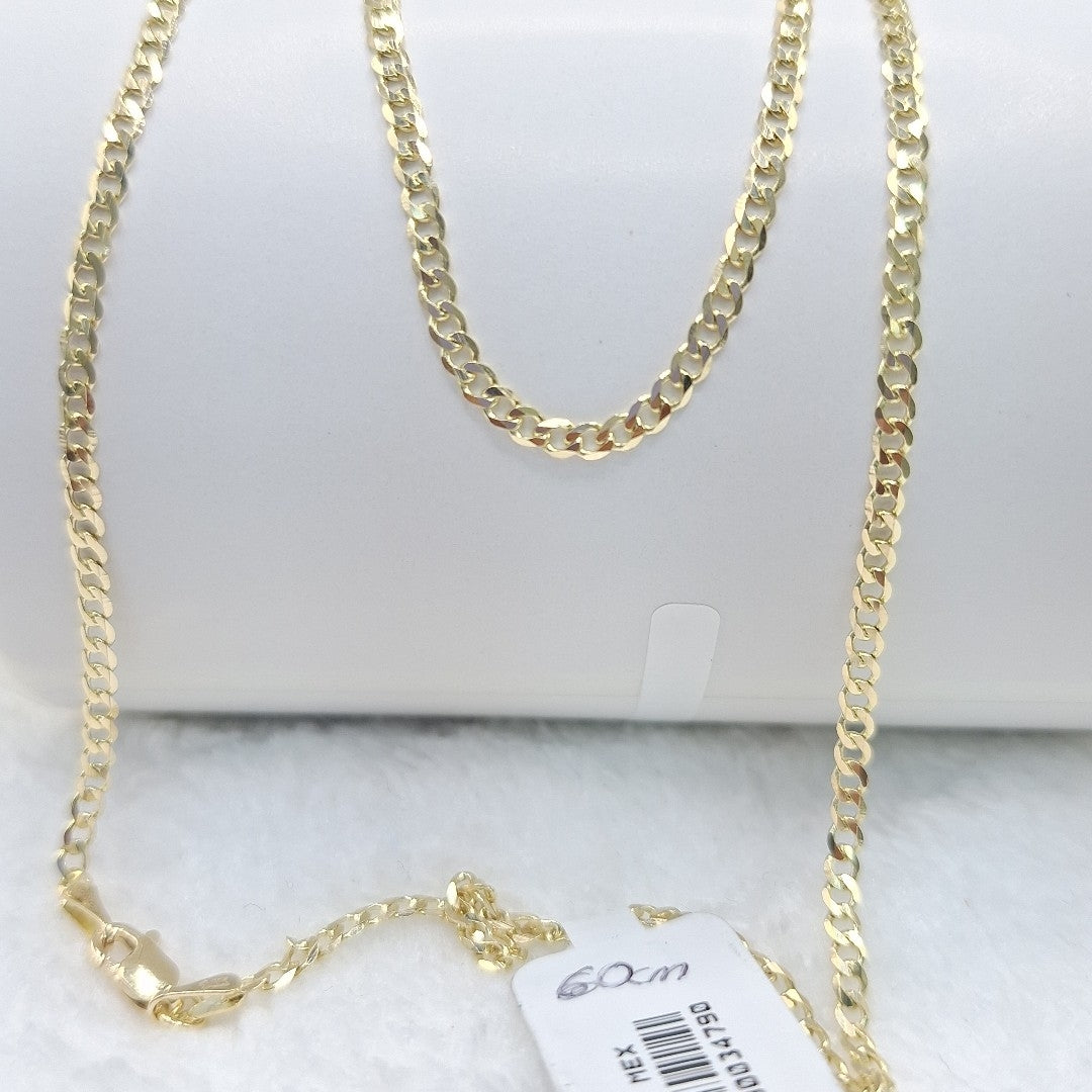 CADENA BARBADA 14K 60 CM 5.9 GR (NUEVO)