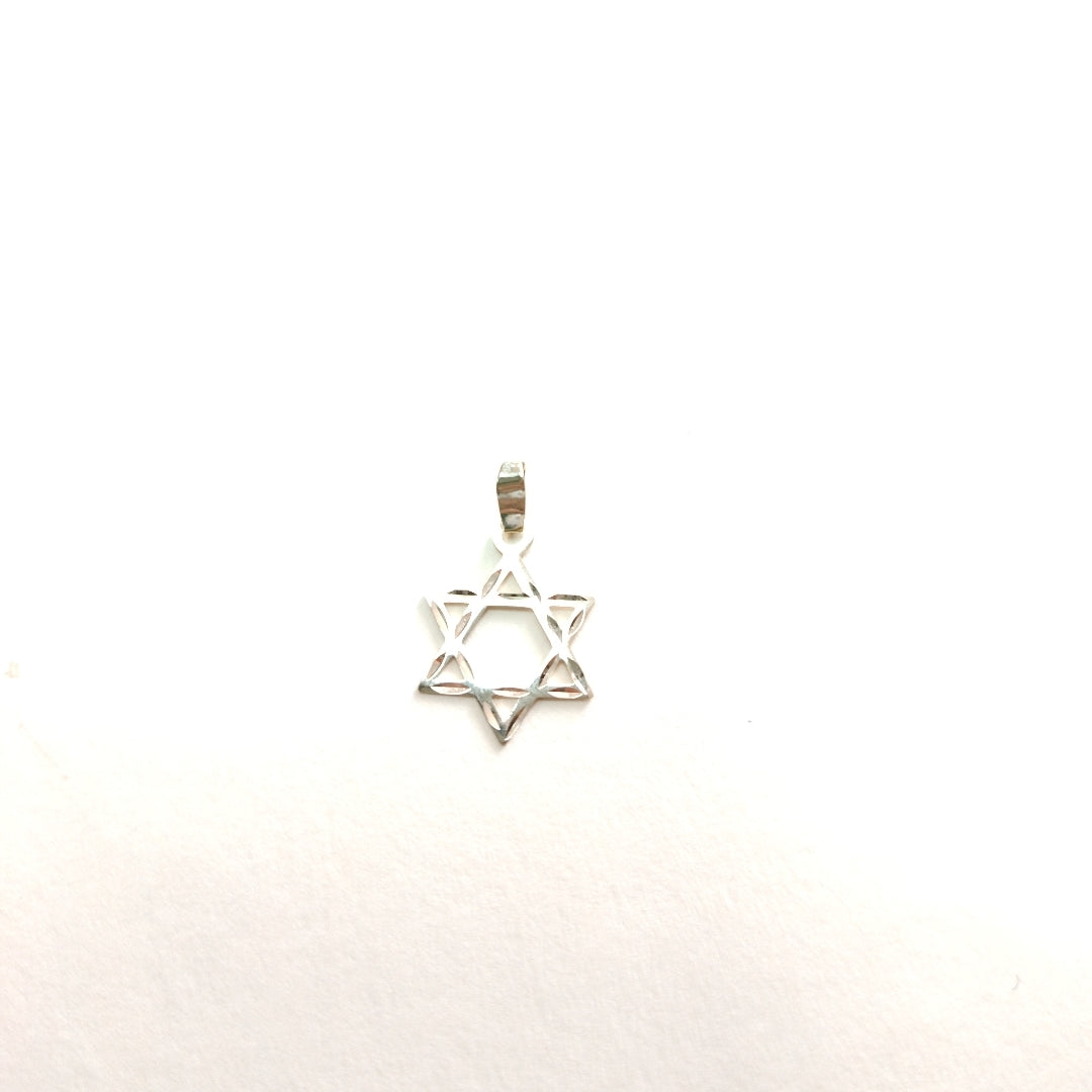 DIJE TEJIDO ESTRELLA DE DAVID 14K 0.5 GR (NUEVO)
