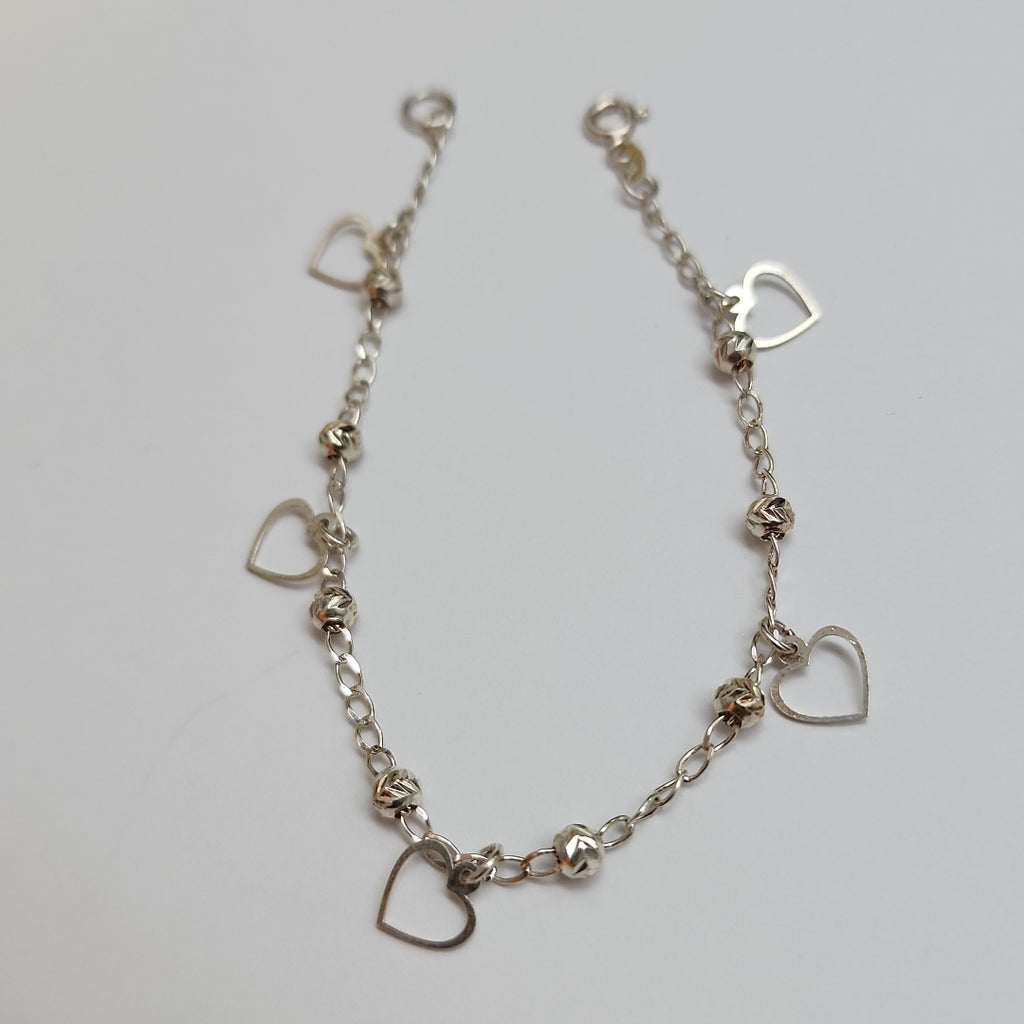 PULSERA TEJIDO ESPECIAL PLATA .925 18 CM 2.7 GR (NUEVO)