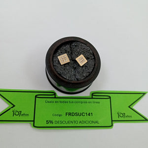 BROQUELES PAR ORO 10 K 0,30 GRMS (SEMINUEVO)