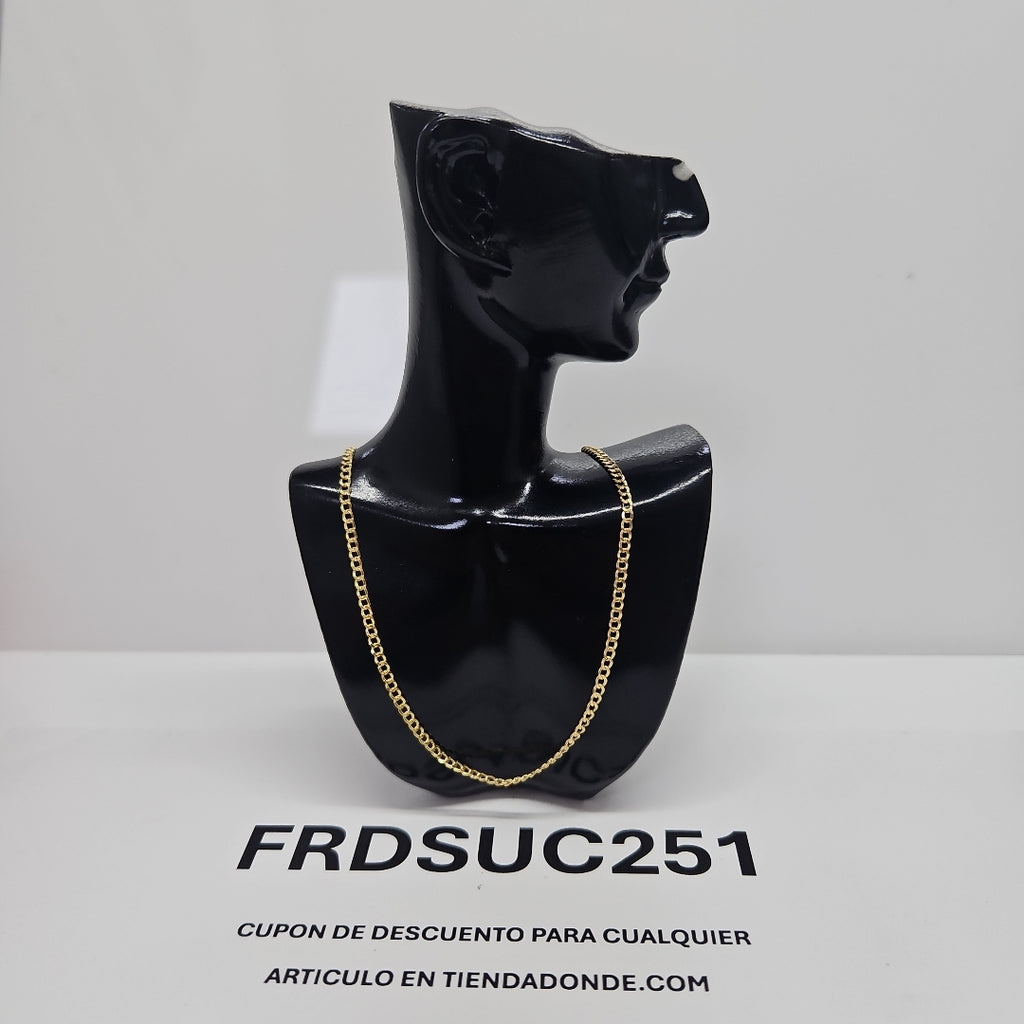 CADENAS BARBADA AMARILLA ORO 14K 2.1 (NUEVO)