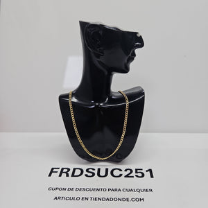 CADENAS BARBADA AMARILLA ORO 14K 2.1 (NUEVO)