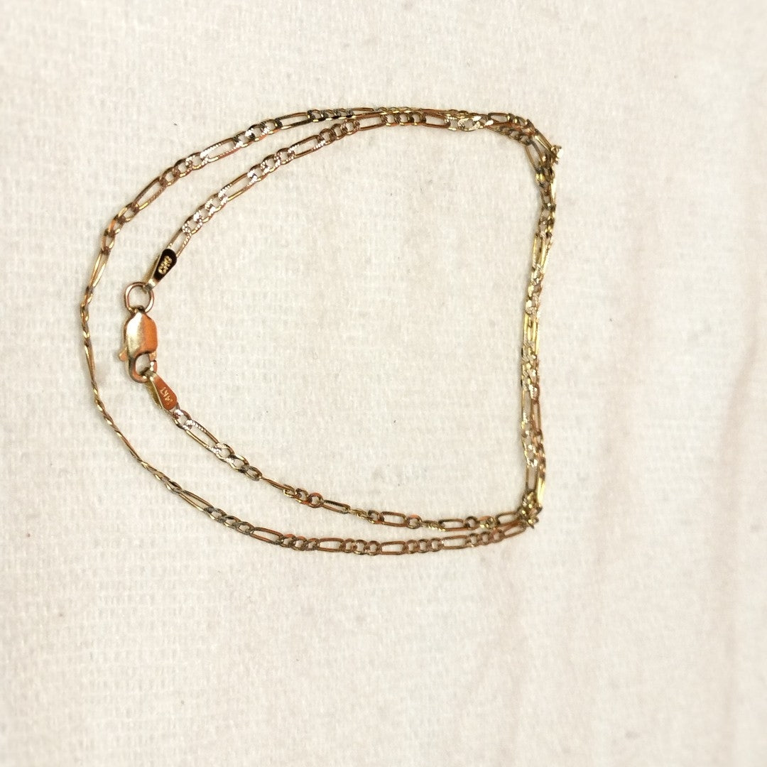 CADENA ORO,RODIADO 14 K 2,60 GRMS (SEMINUEVO)