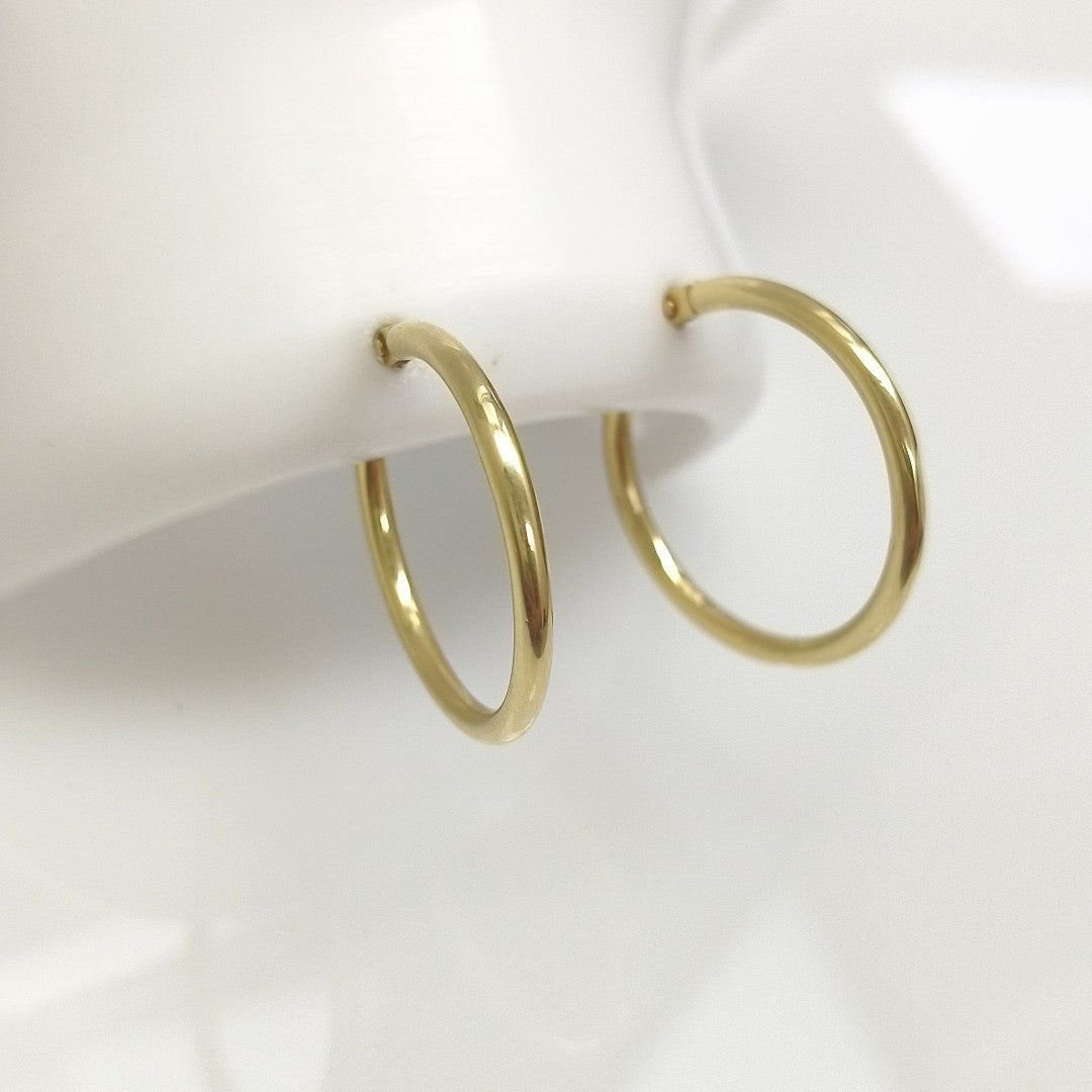 ARRACADAS PAR ORO 14 K 1.1 GRMS (SEMINUEVO)