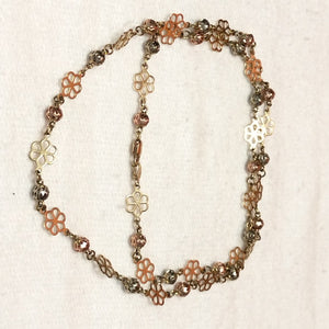 COLLAR ORO COMBINADO 14 K 11,30 GRMS (SEMINUEVO)
