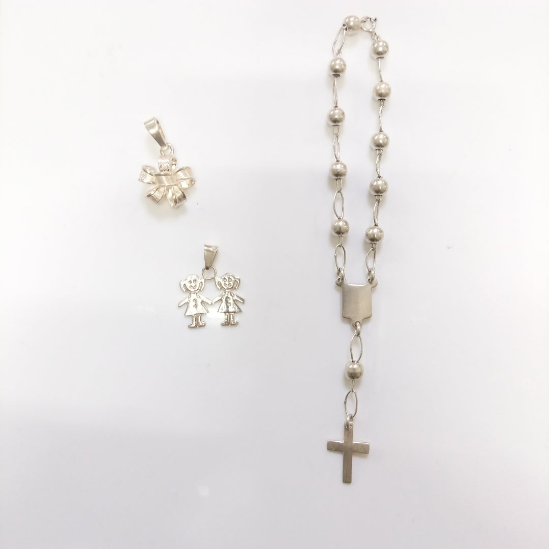 DIJE, PULSERA PLATA 14.5 GRMS (SEMINUEVO)