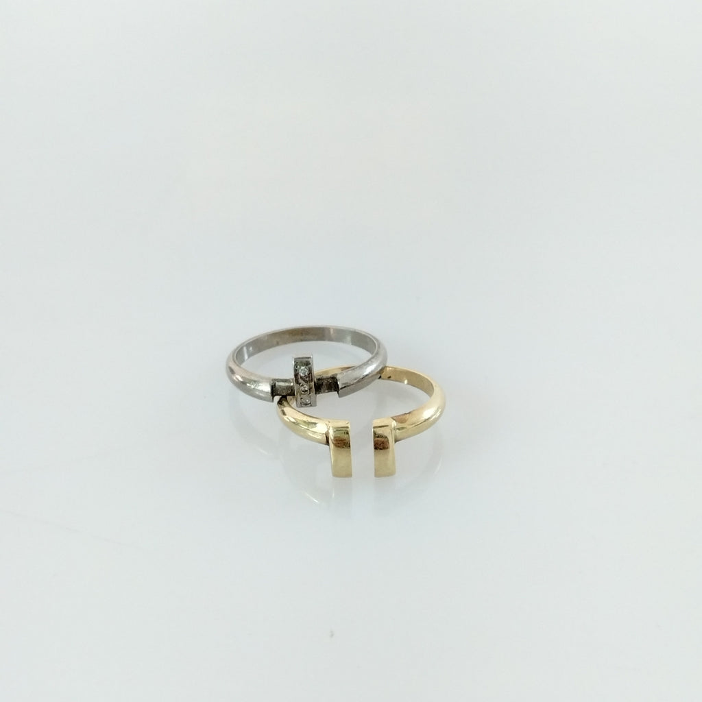 ANILLITO ORO, ORO BLANCO 14 K 6.4 GRMS (SEMINUEVO)