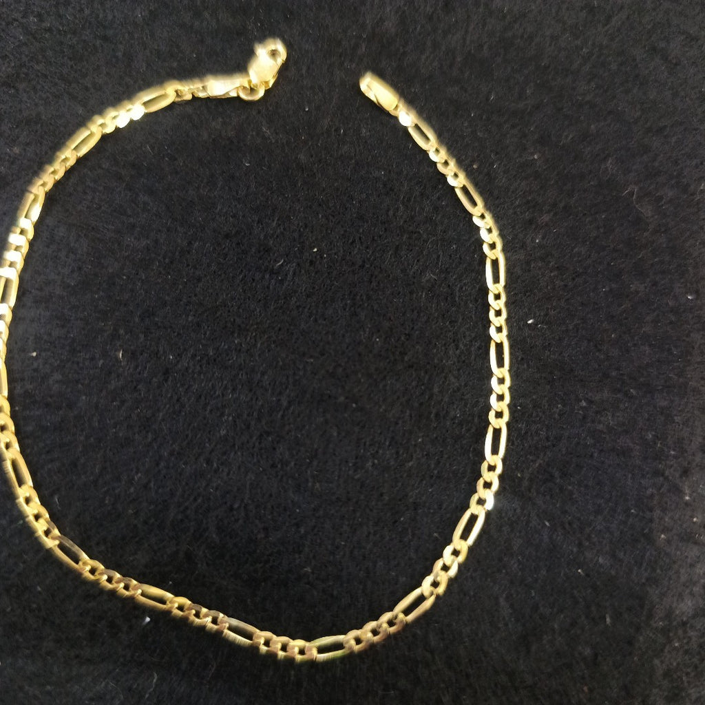 PULSERAS CABALLERO CARTIER 3 1 AMARILLA ORO 14K 2.2 (NUEVO)