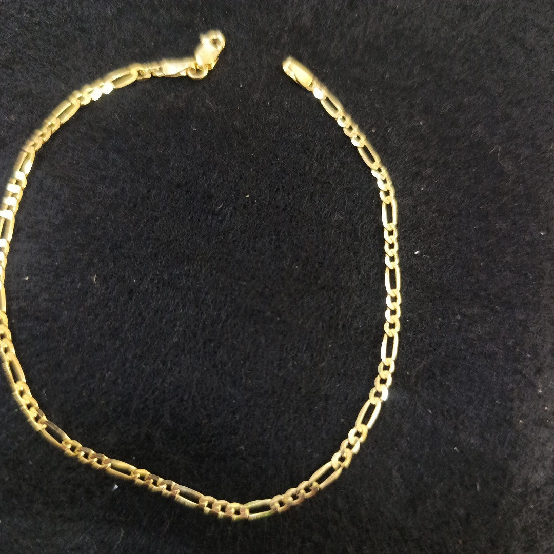 PULSERAS CABALLERO CARTIER 3 1 AMARILLA ORO 14K 2.2 (NUEVO)