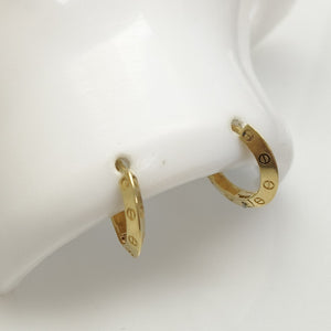 ARRACADAS PAR ORO 14 K 2,30 GRMS (SEMINUEVO)