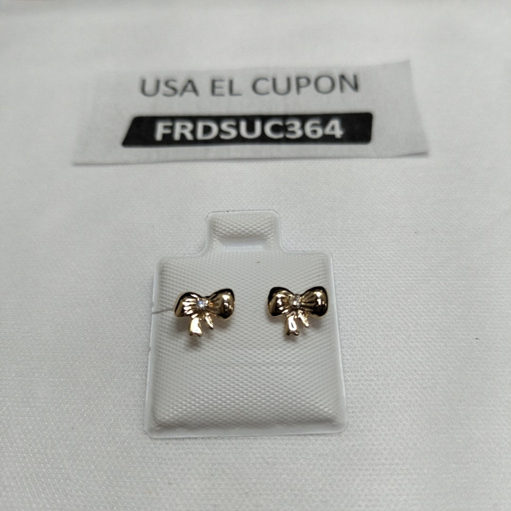 BROQUELES BROQUEL FIG MOÑO C CIRCONIA 14K 0.2441 GR (NUEVO)