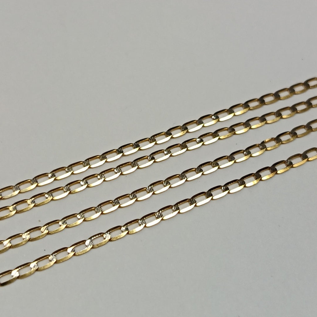 CADENA ORO, RODIADO 14 K 1.9 GRMS (SEMINUEVO)