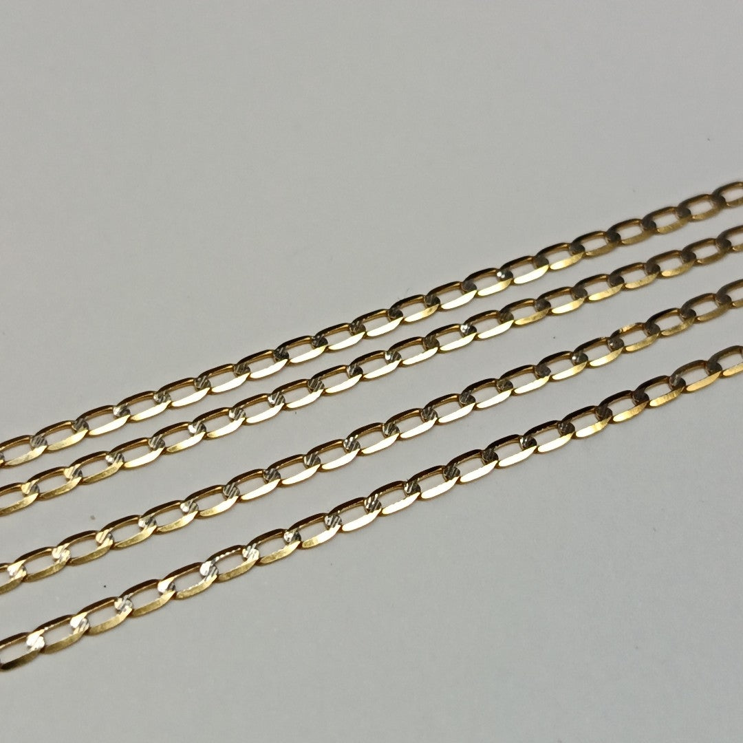 CADENA ORO, RODIADO 14 K 1.9 GRMS (SEMINUEVO)