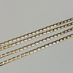 CADENA ORO, RODIADO 14 K 1.9 GRMS (SEMINUEVO)