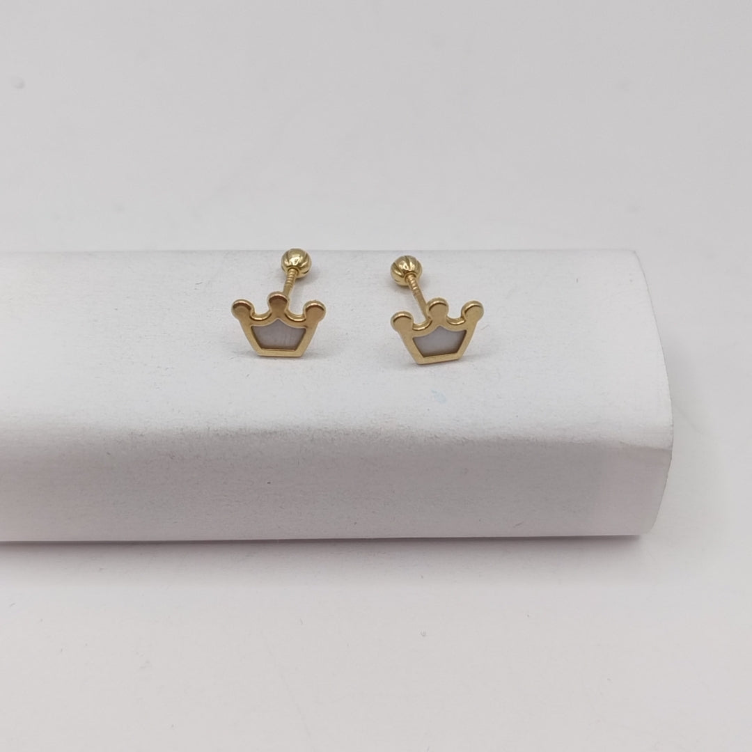 BROQUELES PAR ORO 14 K 0.6 GRMS (SEMINUEVO)
