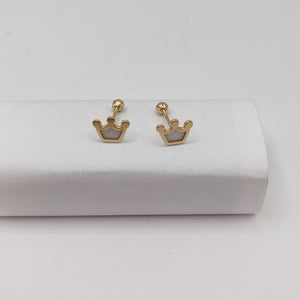 BROQUELES PAR ORO 14 K 0.6 GRMS (SEMINUEVO)