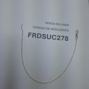 PULSERA TORZAL 14K 21 CM 1.5 GR (NUEVO)