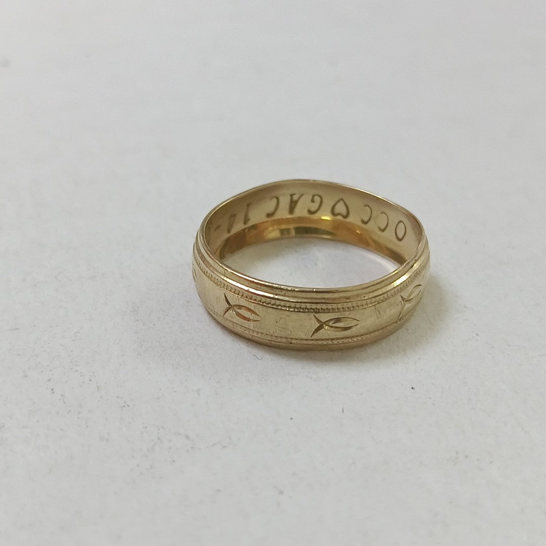 ARGOLLA ORO 14 K 2 GRMS (SEMINUEVO)