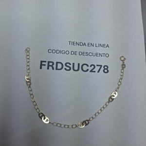 PULSERA ESPECIAL 14K 18 CM 1.5 GR (NUEVO)
