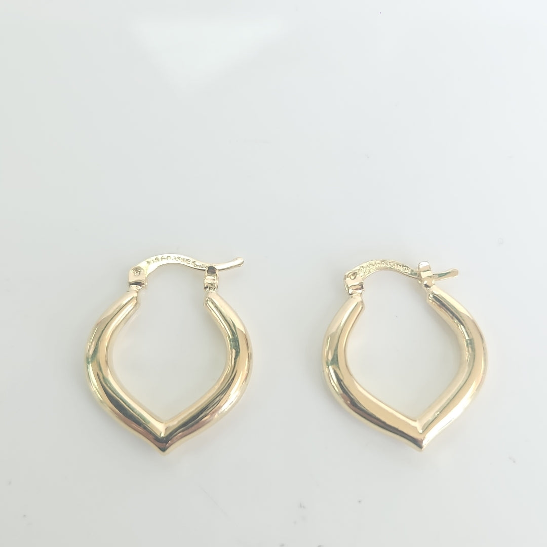 ARETES ARRACADAS 14K 2.1 GR (NUEVO)