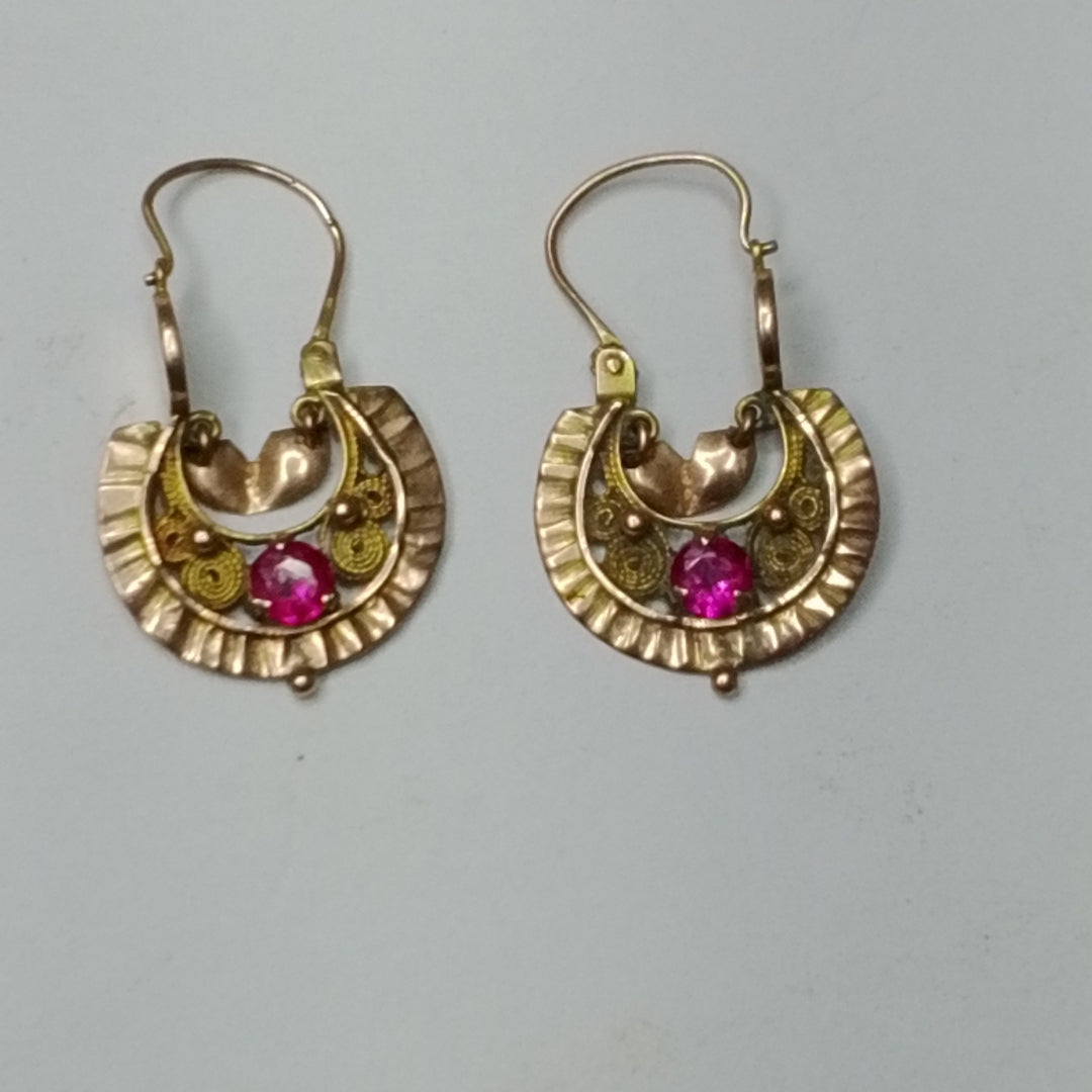 ARETES PAR ORO 8 K 2,50 GRMS (SEMINUEVO)