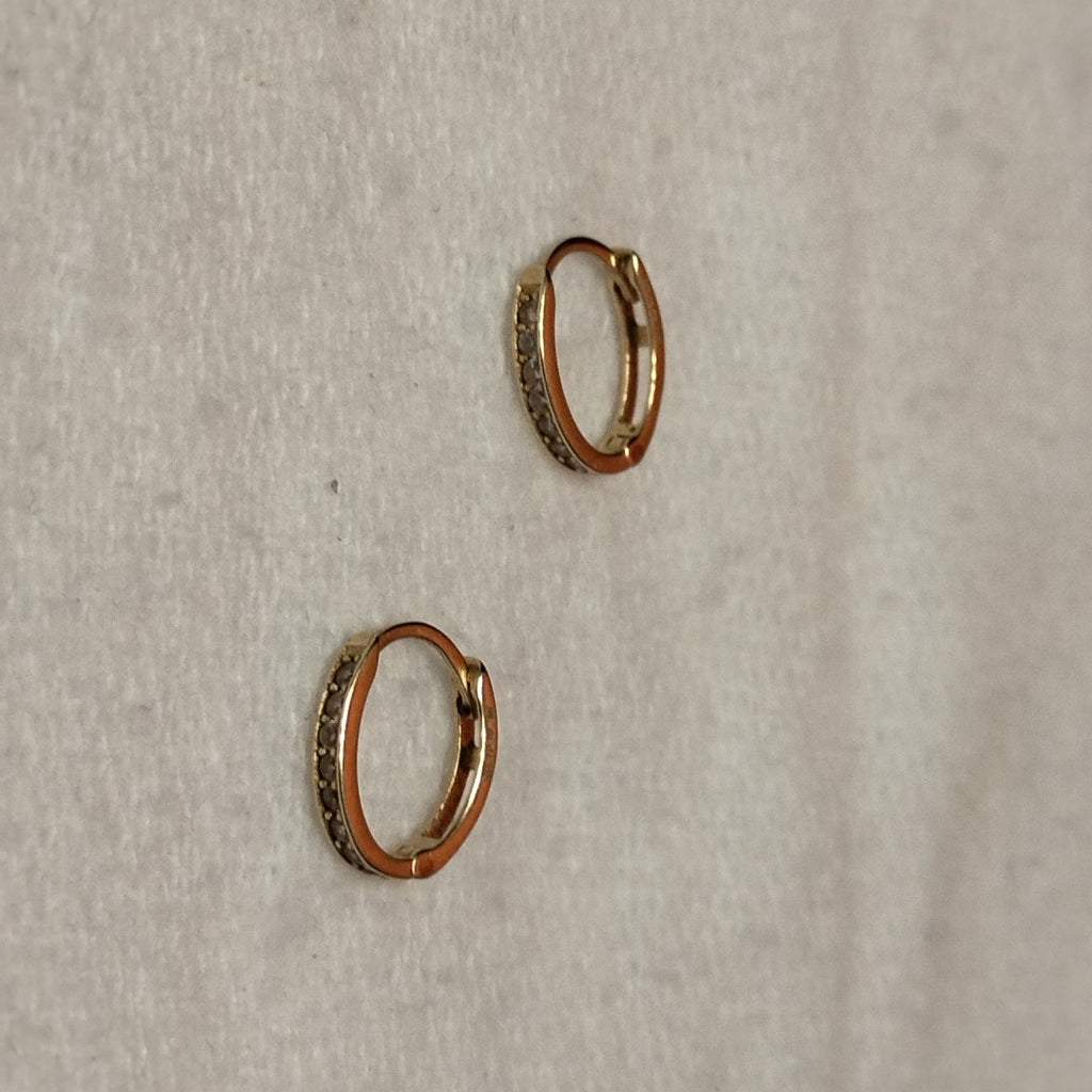 ARRACADAS PAR ORO 14 K 0.9 GRMS (SEMINUEVO)