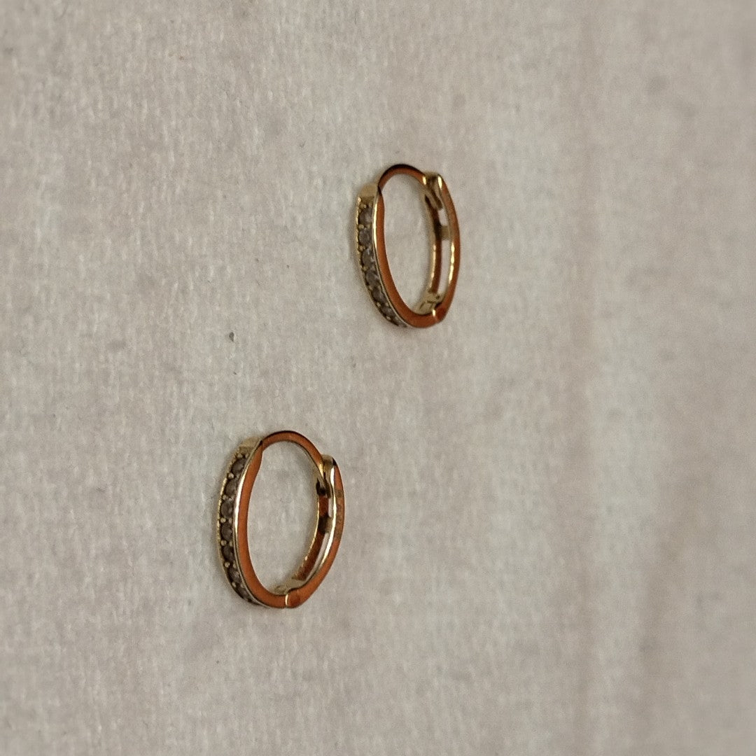 ARRACADAS PAR ORO 14 K 0.9 GRMS (SEMINUEVO)