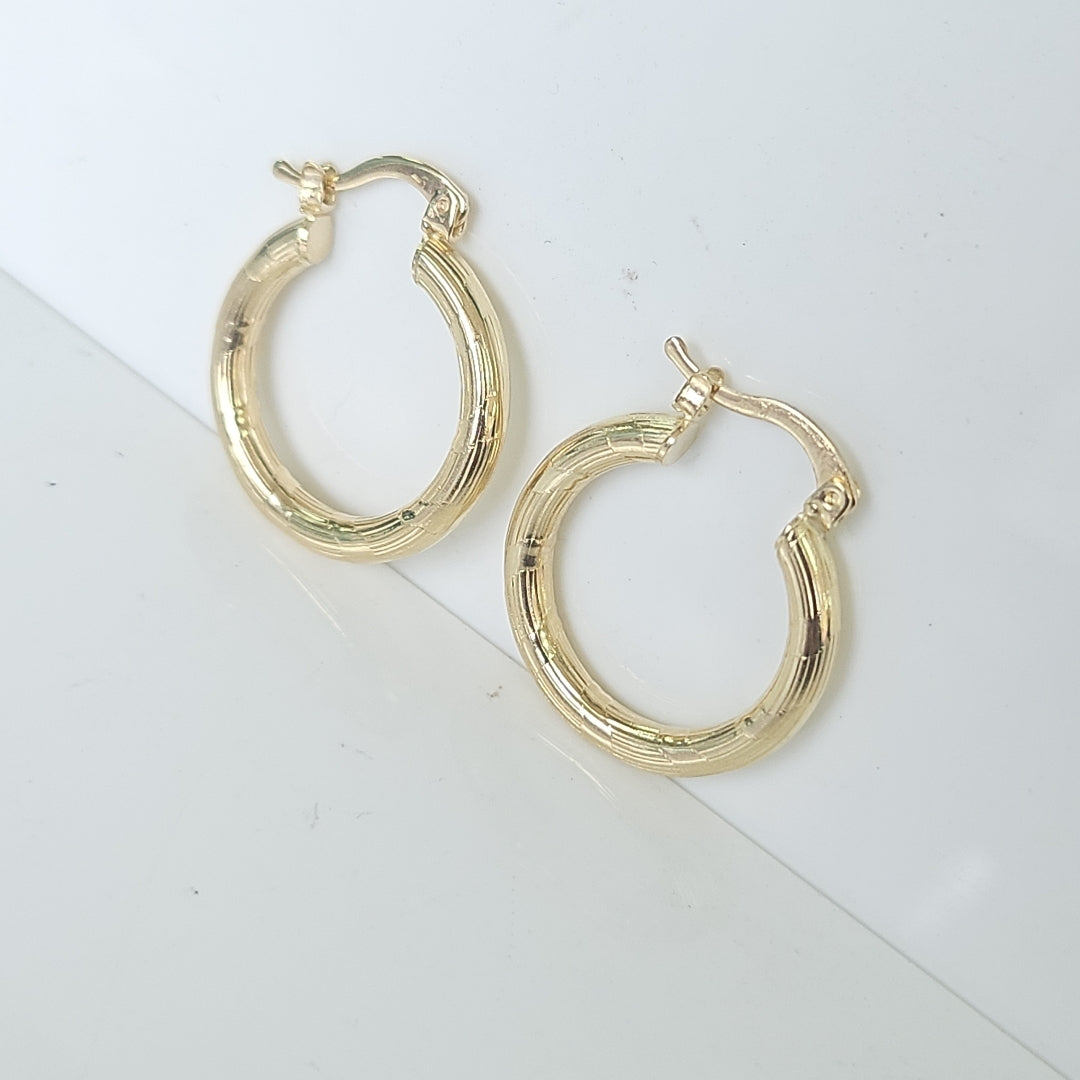 ARETES ARRACADAS 14K 2.8 GR (NUEVO)