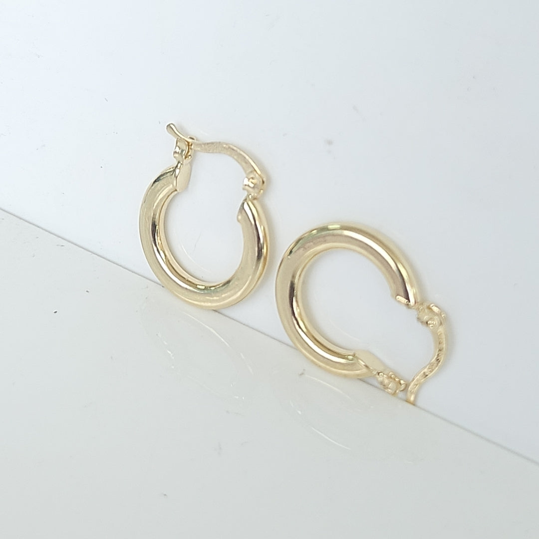 ARETES ARRACADAS 14K 1.5 GR (NUEVO)
