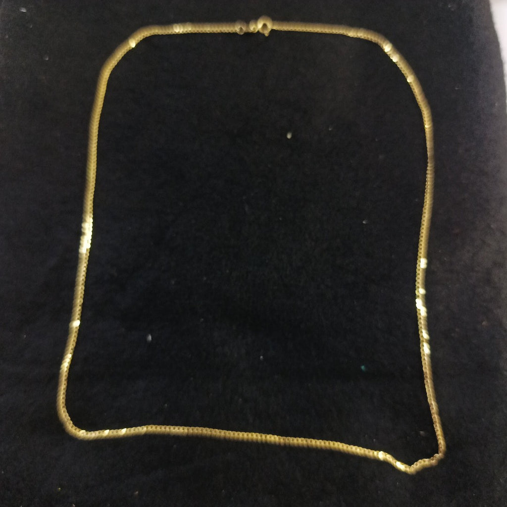 CADENAS BARBADA AMARILLA ORO 14K 2.2 (NUEVO)