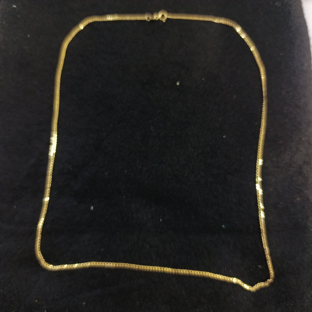 CADENAS BARBADA AMARILLA ORO 14K 2.2 (NUEVO)