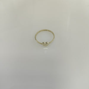 ANILLOS ANILLITO FIG CORAZON 10K TALLA 8 1.2 GR (NUEVO)
