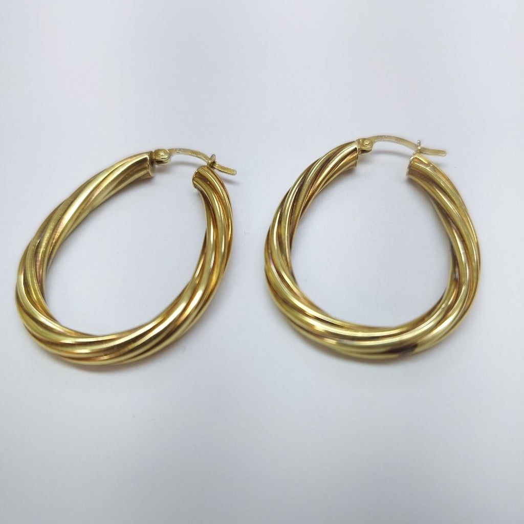 ARRACADAS PAR ORO 14 K 5.9 GRMS (SEMINUEVO)