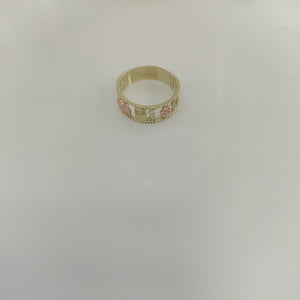 ANILLOS ARGOLLA DE LA SUERTE 10K TALLA 9 3 GR (NUEVO)