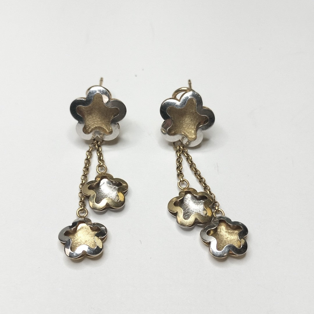 ARETES PAR,BRAZALETE ORO 14 K 5,10 GRMS (SEMINUEVO)